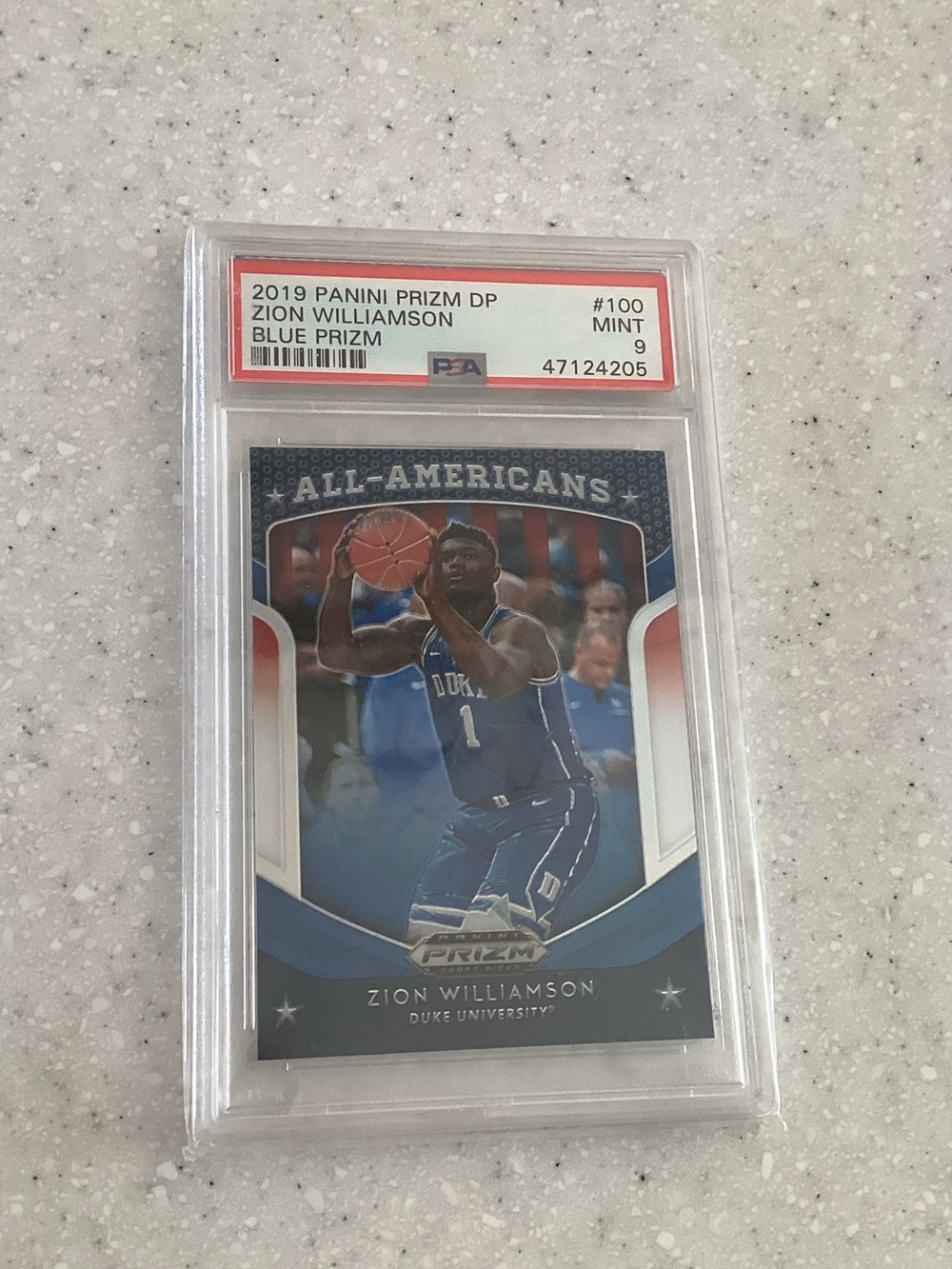Panini Blue and Silver All-Americans Basketball Card